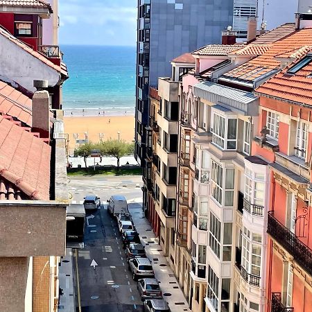 Atico Marques Vistas Al Mar - Garaje Opcional Appartement Gijón Buitenkant foto